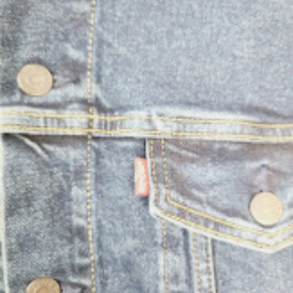 Levi's Men's Blue Denim Long‎ Sleeve Classic Button-Front Trucker Jacket Size L - Picture 5 of 7